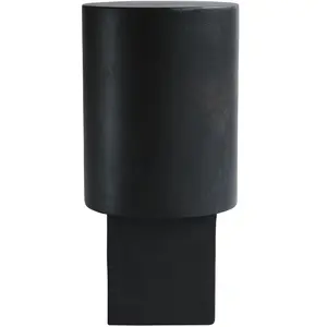 Table d'appoint en béton noir café 25 x 25 cm Column - 101 Copenhagen pas cher