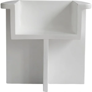Chaise en béton fibré blanche Brutus - 101 Copenhagen pas cher