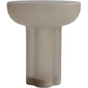 101 COPENHAGEN - Table d'appoint Crown - Gris - Verre soufflé bouche -... pas cher