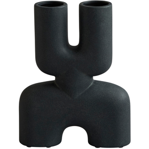 101 COPENHAGEN - Vase Cobra - Noir - Céramique - Designer Tommy Hyldah...