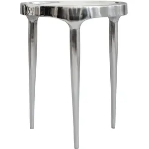 Table basse en fonte d'aluminium chrome 50x40cm Phantom - 101 Copenhag... pas cher