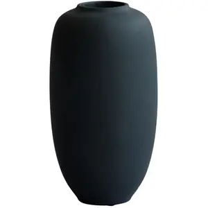 101 COPENHAGEN - Vase Sunao - Noir - Céramique émaillée - Designer Tom...