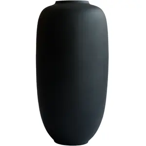 101 COPENHAGEN - Vase Sunao - Noir - Céramique émaillée - Designer Tom...Vendu parmade-in-design