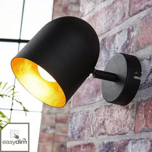 LINDBY Spot à intensité variable 'Morik' en métal pour salon & salle à manger pas cher