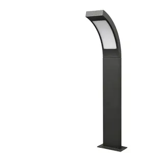 LAMPENWELT.COM Lucande Borne lumineuse LED Juvia, 60 cm, anthracite, IP54Vendu parluminaire