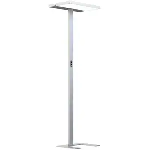 Comparateur de prix : Arcchio Lampadaire de bureau LED Aila, argent, capteur de lumière du j...