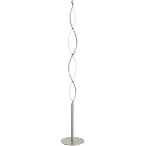 Comparateur de prix : Lindby lampe sur pied LED Auron, couleur nickel, métal, variateur à