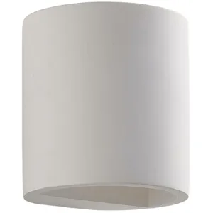 Comparateur de prix : Lindby applique murale Krista, blanc, plâtre, up/down, à peindre, G9