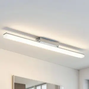 Comparateur de prix : Lindby plafonnier LED pour salle de bain Levke, 75 cm, intensité variable, IP44