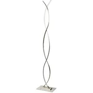 Lindby - led Lampadaire 'Bobi' en aluminium pour salon & salle à manger pas cher