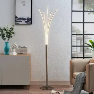 LINDBY LED Lampadaire 'Boba' en aluminium pour salon & salle à manger pas cher