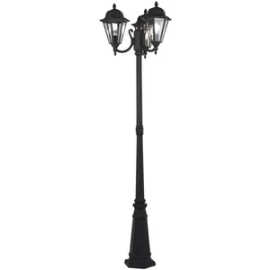 Lindby luminaire d'extérieur Edana, 212 cm, à 3 lampes, anthracite, E27, IP44Vendu parluminaire
