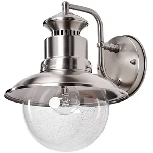 Comparateur de prix : Lindby, applique d'extérieur Gwendolyn, gris, acier inoxydable, 26 cm