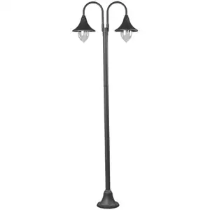 Lindby - Lampadaire extérieur à intensité variable 'Madea' en aluminium pas cher