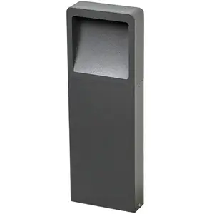 Comparateur de prix : Lucande Lampe pour socle LED Leya, 35 cm, anthracite, métal, IP54