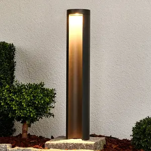 LAMPENWELT.COM Lucande Borne lumineuse LED Jaron, 65 cm, anthracite, IP54Vendu parluminaire