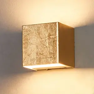 LAMPENWELT Lindby - led Applique Murale 'Quentin' en métal pour couloir pas cher