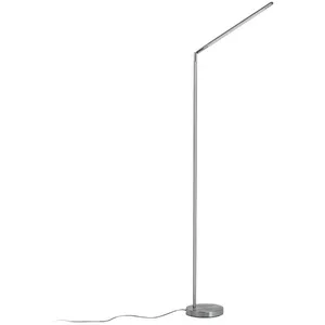 Lindby lampe sur pied LED Jabbo, 163 cm, nickel, métalVendu paramazon