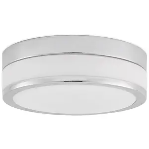 LINDBY Plafonnier Salle De Bain à intensité variable 'Flavi' en verre pour salle de bainVendu parluminaire