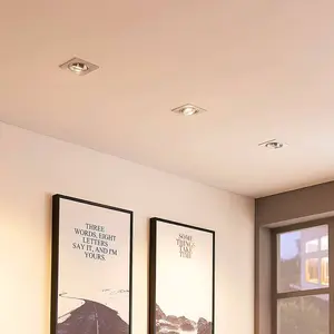Comparateur de prix : Arcchio spot pour plafond encastré Sophia, aluminium, angulaire