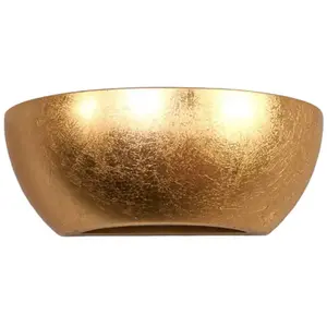 LAMPENWELT Lindby Applique Kolja avec finition à la feuille d'or pas cher