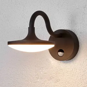 Lucande Applique d'extérieur LED Finny avec détecteur pas cher
