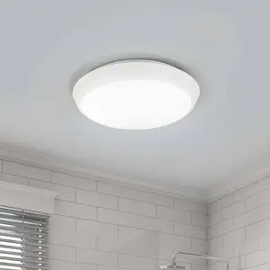 Arcchio Plafonnier LED Augustin, Ø 20 cm, 4.000 K, IP54 pas cher