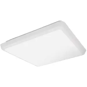 Arcchio Plafonnier LED Augustin, 30 x 30 cm, blanc, IP54 pas cher