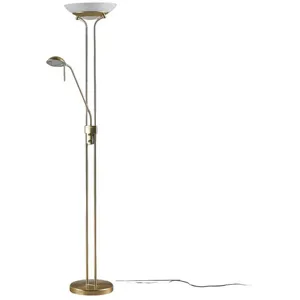 Lindby - led Lampadaire à intensité variable 'Yveta' en verre pour sal...Vendu parluminaire