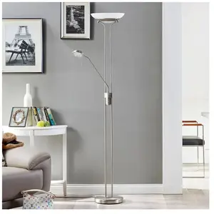 Comparateur de prix : Lindby - led Lampadaire à intensité variable 'Yveta' en métal pour sal...
