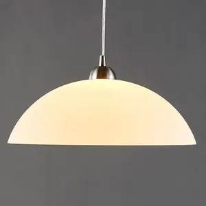 LINDBY Suspension en verre à intensité variable 'Valeria' en verre pour cuisine pas cher