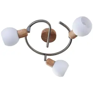 Lindby Plafonnier Svenka, à 3 lampes, rond pas cher