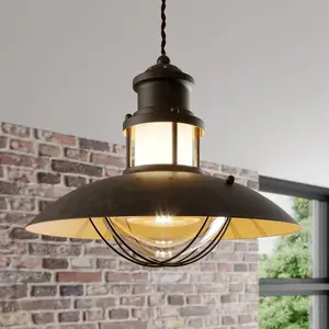 Lindby Suspension à intensité variable 'Louisanne' en métal pour couloir pas cher