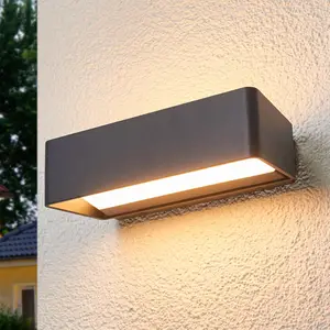 Comparateur de prix : LUCANDE LED Applique Exterieur 'Midvig' en aluminium