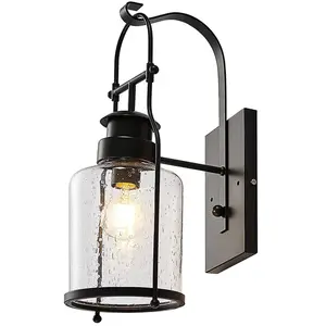 LINDBY Applique Murale à intensité variable 'Rozalie' en métal pour couloir pas cher