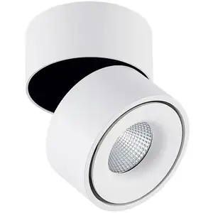 Arcchio Led Plafonnier à intensité variable 'Rotari' en aluminium pour couloir pas cher