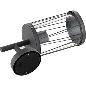 Comparateur de prix : Lindby Yonan applique ronde, gris foncé, E27
