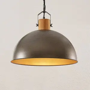 LINDBY Suspension à intensité variable 'Holgar' en métal pour salon & salle à manger