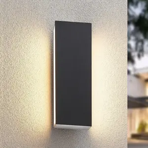 Lucande Aegisa applique d'extérieur LED, angulaire pas cher