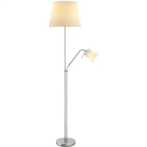 Comparateur de prix : LINDBY Lampadaire Tissu 'Nantwin' en textile pour salon & salle à manger