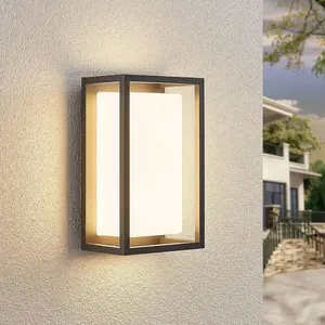 Comparateur de prix : Lucande - led Applique Exterieur 'Ilirian' en aluminium