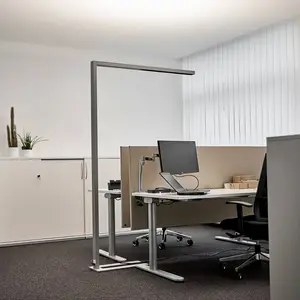 Arcchio Lampe sur pied LED de bureau Jolinda, argent, CCT, détecteur,Vendu parluminaire