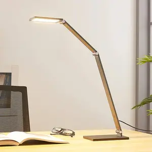 LUCANDE LED Lampe a poser à intensité variable 'Mion' en aluminium pour bureau pas cher