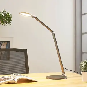 LUCANDE Led Lampe a poser à intensité variable 'Mion' en aluminium pour bureau pas cher