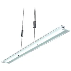 Comparateur de prix : Suspension LED Lindby Sladja, chrome, verre, variateur tactile