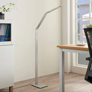 Comparateur de prix : LUCANDE LED Lampadaire à intensité variable 'Nicano' en aluminium pour bureau