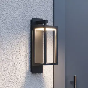 Comparateur de prix : Applique d'extérieur LED Lucande Ferdinand, gris, métal, 38 cm