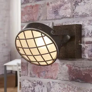 LINDBY Spot à intensité variable 'Tamin' en métal pour salon & salle à manger pas cher