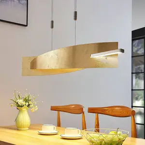Lucande Suspension LED Marija, 101 cm, doré, intensité variable