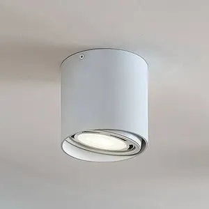 Comparateur de prix : Arcchio spot pour plafond Mabel, Ø 13 cm, blanc, métal, GU10